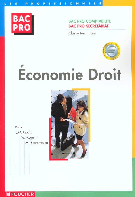 Economie et droit terminale bac professionnel ; livre de l'eleve