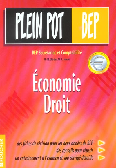 Economie droit bep ; livre de l'eleve