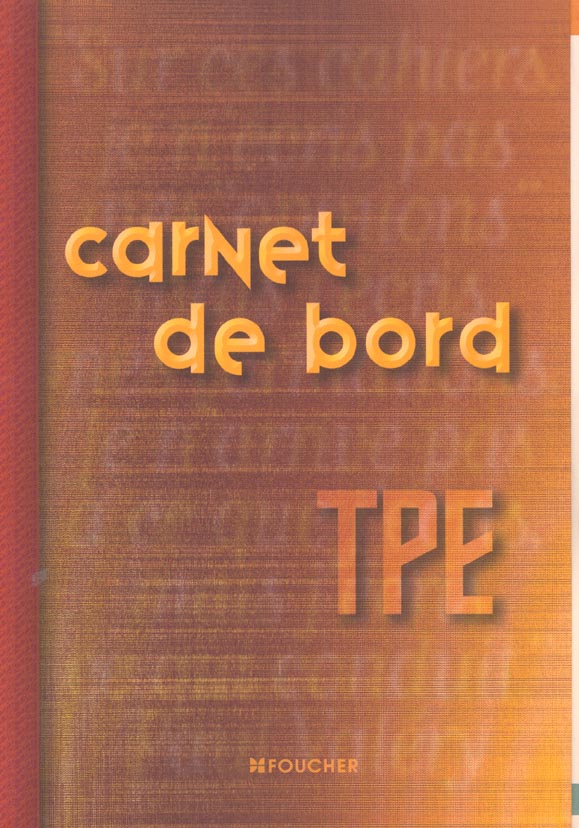 Carnet de bord tpe