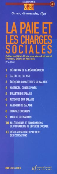 La paie et les charges sociales