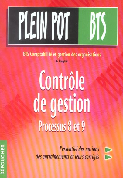 Controle de gestion processus 8 et 9