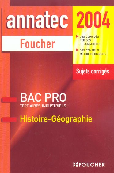 Industriels ; sujets corriges (édition 2004)
