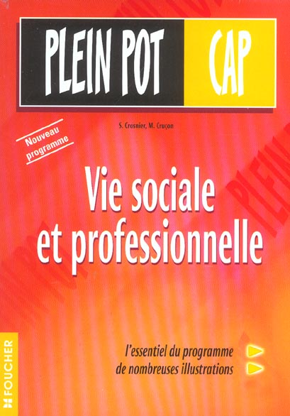Vie sociale et professionnelle cap
