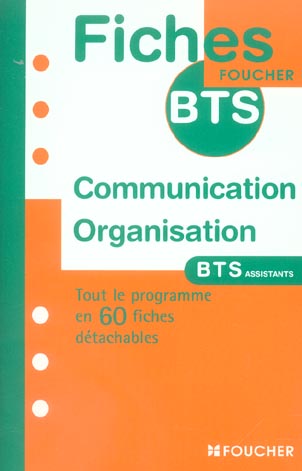 Communication/organisation