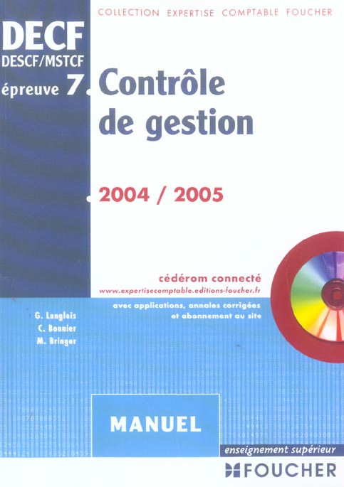 Controle de gestion epreuve n.7 decf