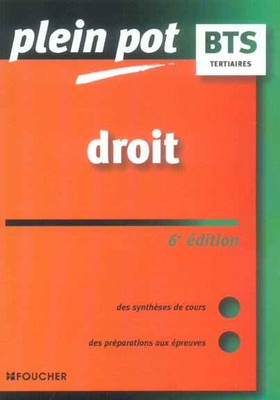 Droit tertiaire (6e édition)