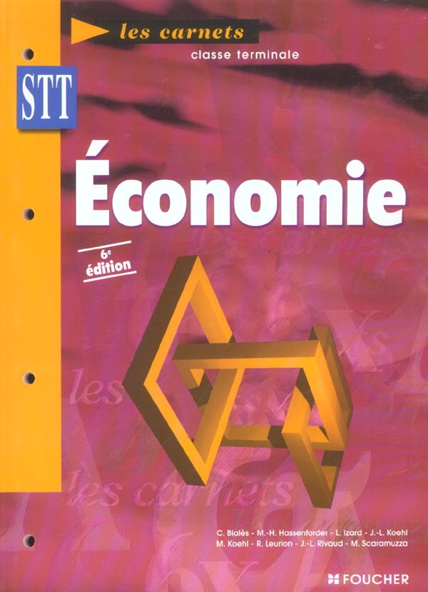 Economie terminale stt (6e édition)