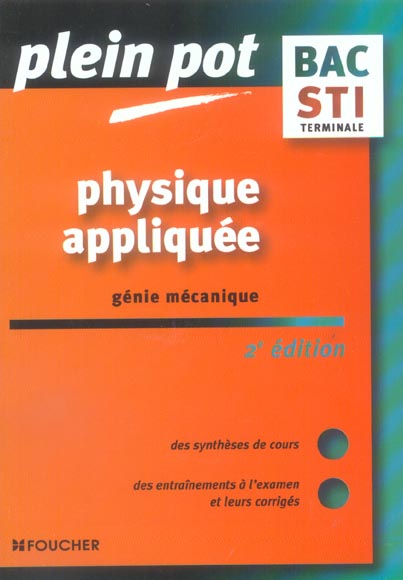 Physique appliquée, genie mecanique
