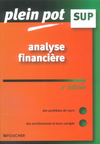 Analyse financiere (2e édition)