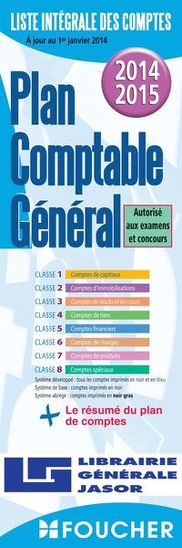 Liste integrale/comptes lib jasor guadeloupe