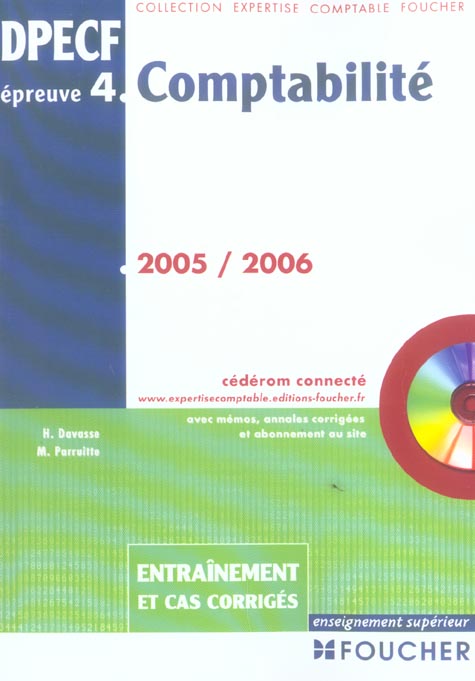 Comptabilite dpecf ; epreuve 4 ; entrainement (édition 2005/2006)
