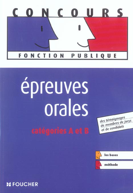 Epreuves orales : categories a et b