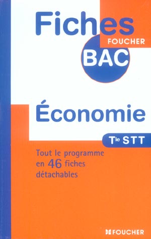 Economie terminale stt