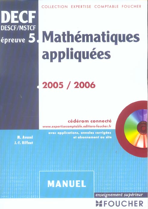 Mathématiques appliquées ; epreuve n.5