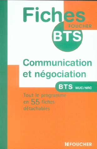 Communication et negociation bts muc/nrc
