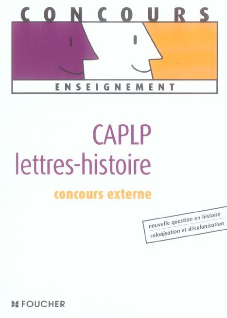 Caplp lettres-histoire ; concours externe