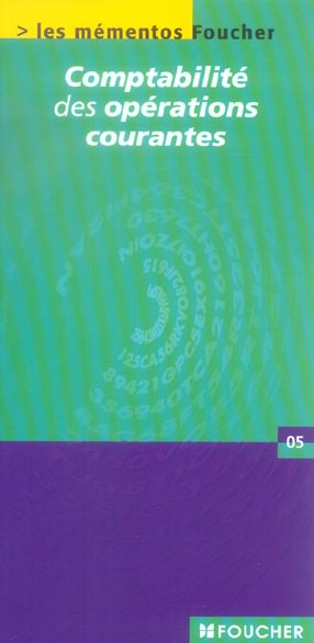 Comptabilite des operations courantes