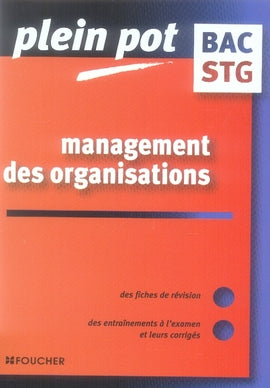 Management des organisations ; bac stg