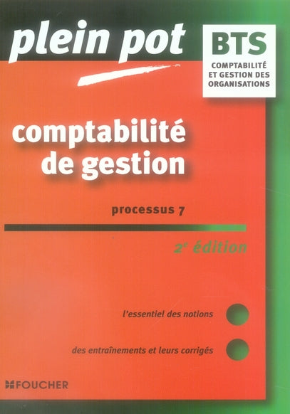 Comptabilite de gestion ; processus 7