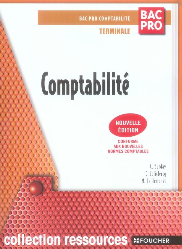 Comptabilité ; bac pro comptabilité terminale