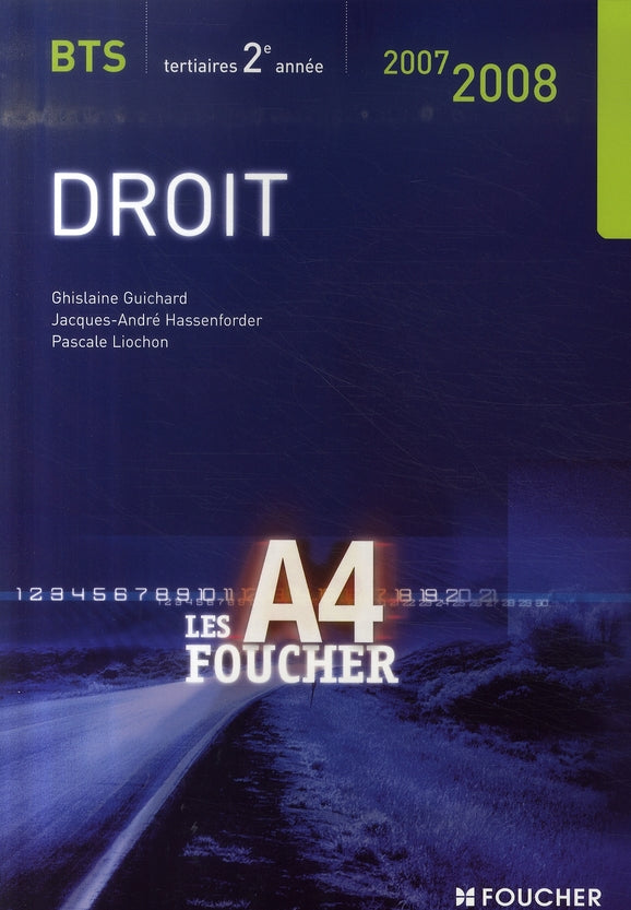 Droit ; bts tertiaires ; 2ème année (édition 2007-2008)