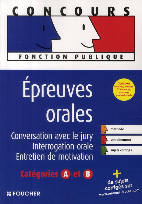 épreuves orales ; catégories A et B