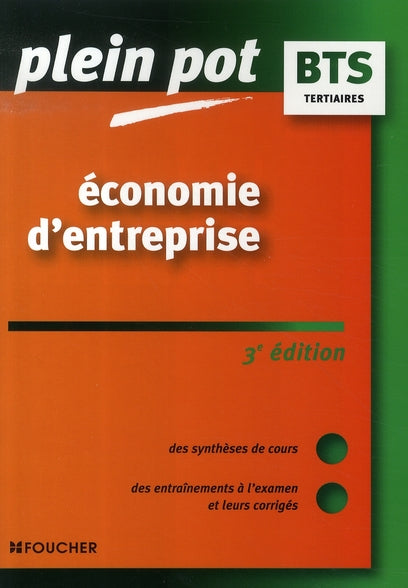 économie d'entreprise ; bts tertiaires