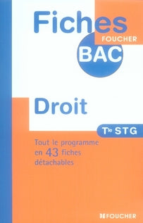 Droit ; terminale stg