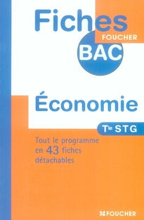 économie ; terminale stg