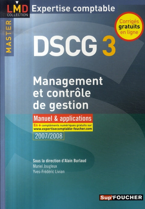 Management et contrôle de gestion ; master 3 dscg