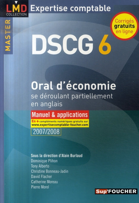 Oral d'économie ; master 6 dscg