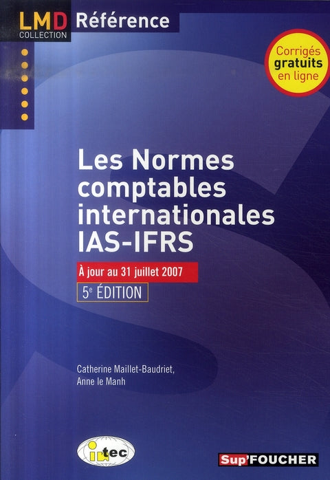 Les normes comptables internationales ; licence, master