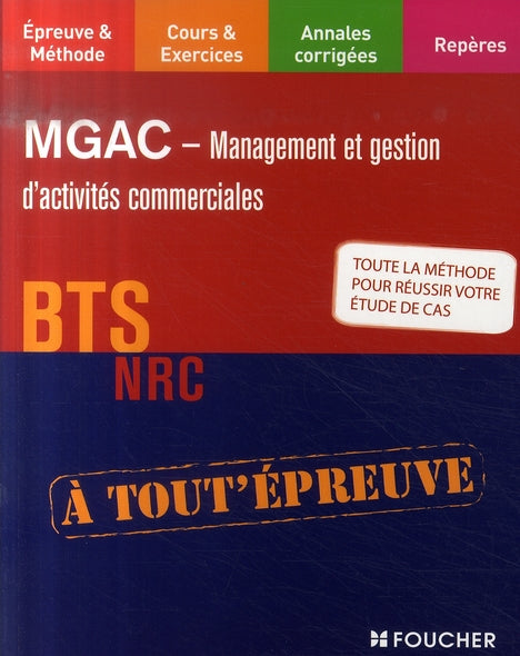 Management et gestion d'activites commerciales
