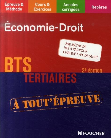 économie-droit ; BTS tertaire (2e édition)