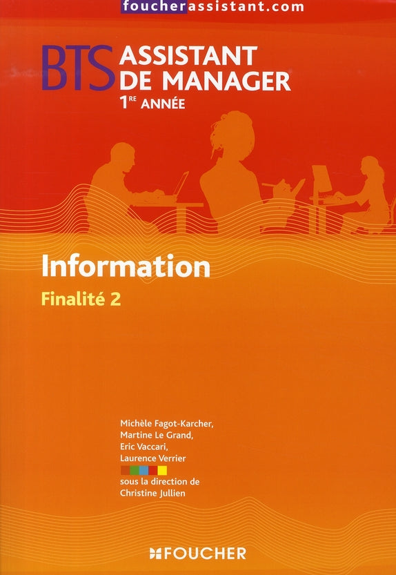 Information finalité ; bts assistant manager 1ère année