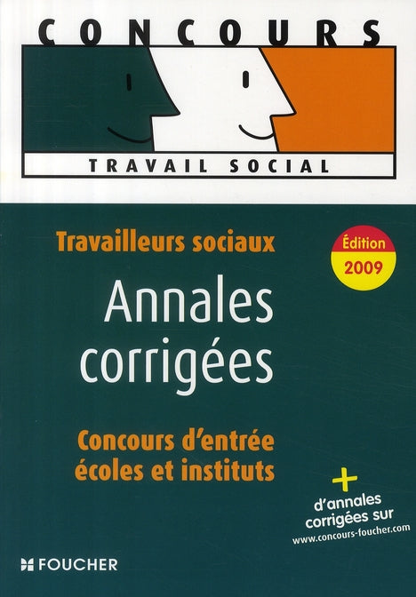 Annales corrigées ; concours d'entrée travailleurs sociaux ; concours 2008