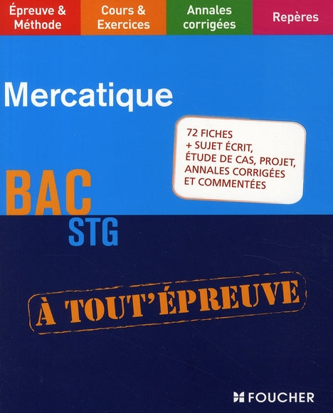 Mercatique ; bac STG