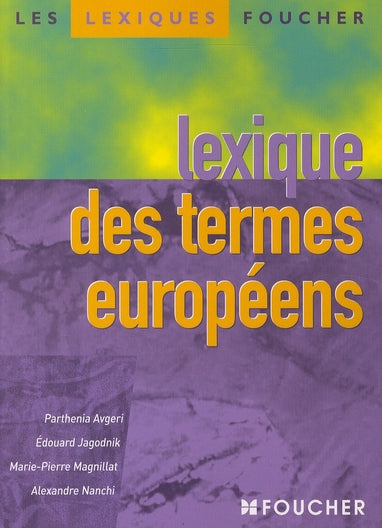 Lexiques des termes européens