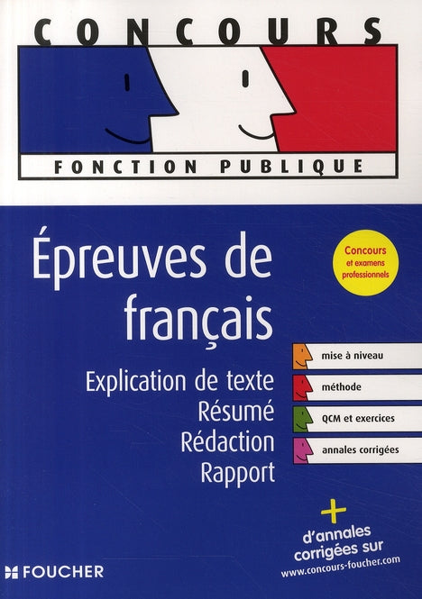 Concours fonction publique ; épreuve de français