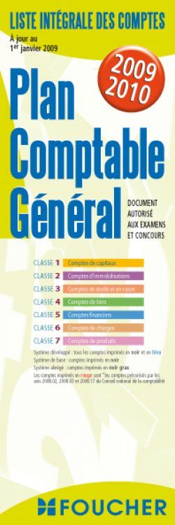 Plan comptable général (édition 2009/2010)