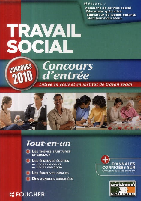 Travail social ; concours d'entrée ; concours 2010
