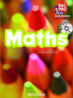 Maths ; 2nde professionnelle ; livre de l'élève
