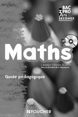 Maths ; Bac pro ; guide pédagogique