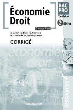 Ressources plus ; économie/droit ; corrigé
