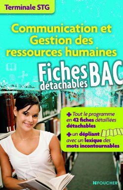 Communication et gestion des ressources humaines ; terminale STG