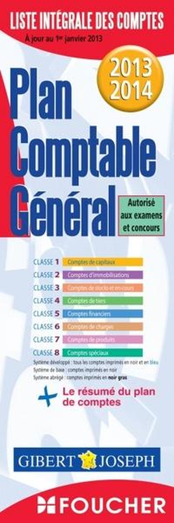 Liste integrale des comptes lib.joseph gibert