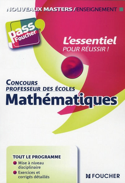 PASS'FOUCHER Tome 86 : exercices de mathématiques