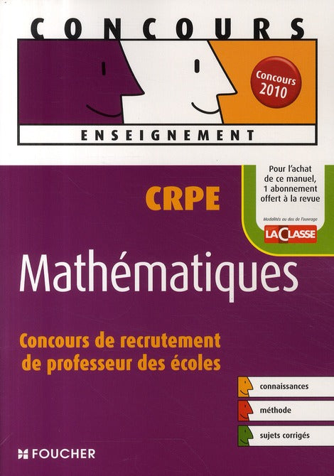 CRPE ; mathématiques (édition 2010)