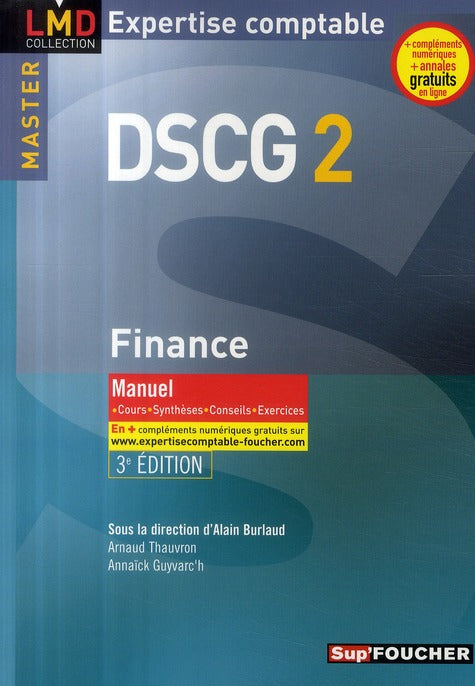 DSCG 2 ; finance ; master ; manuel (édition 2009/2010)