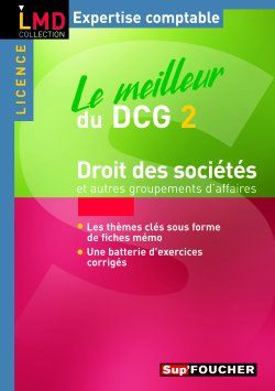 Le meilleur du DCG Tome 2 ; droit des sociétés